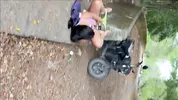 Sex on the street with a super hot Colombian