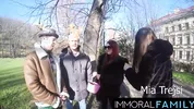 Katy And Mia’s Easter Egg Hunt Ends In Gushing Pussies!