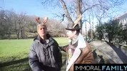 Katy And Mia’s Easter Egg Hunt Ends In Gushing Pussies!