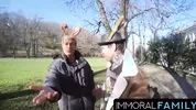 Katy And Mia’s Easter Egg Hunt Ends In Gushing Pussies!
