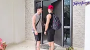 I have a threesome with my boyfriend and his friend on the beach