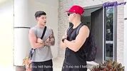 I have a threesome with my boyfriend and his friend on the beach