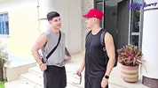 I have a threesome with my boyfriend and his friend on the beach