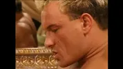 Two beautiful hairy pussies lick and masturbate until they enjoy