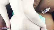 Hot Annie Archer Rubs Her Twat And Gives A BJ To Get Banged!