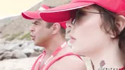 Sexy Couple Takes [Good Care] Of Stranded Hunk - Biphoria