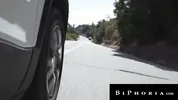 Sexy Couple Takes [Good Care] Of Stranded Hunk - Biphoria