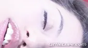 Little lupe fingering her tight petite pussy