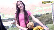 Carne Del Mercado - Skinny Latina With A Huge Ass Gets Picked Up For Sex