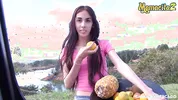 Carne Del Mercado - Skinny Latina With A Huge Ass Gets Picked Up For Sex