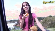 Carne Del Mercado - Skinny Latina With A Huge Ass Gets Picked Up For Sex
