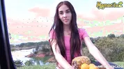 Carne Del Mercado - Skinny Latina With A Huge Ass Gets Picked Up For Sex