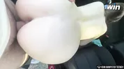 SHE FUCKED HIM IN THE CAR - BIG TITTY TEEN HAS PUBLIC KINK