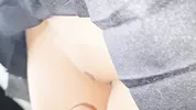 Virgin college girl lets me rub my huge cock in her tiny vagina.