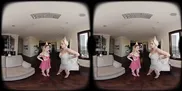 VR Bangers Stepmom Teach Stepdaughter How to Fuck in VR Porn