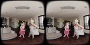 VR Bangers Stepmom Teach Stepdaughter How to Fuck in VR Porn