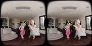 VR Bangers Stepmom Teach Stepdaughter How to Fuck in VR Porn