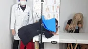 Stepmother takes her stepdaughter to the naughty gynecologist!