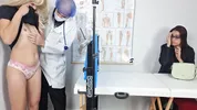 Stepmother takes her stepdaughter to the naughty gynecologist!