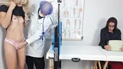 Stepmother takes her stepdaughter to the naughty gynecologist!