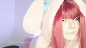 cute girl with glasses masturbates with her fingers on camera