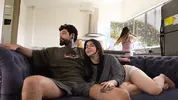 Mi madrastra se descuida y termino follando fuertemente con su novio