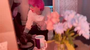POV Пробрался в дом к шумной соседке анимешнице и жестко наказал её/He snuck into his noisy anime neighbor's house and harshly punished her