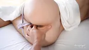 Please don't cum inside, I have a boyfriend! Cheating Girl Creampied After Party
