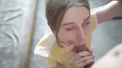 Playing with his cock before he gives me a hot cumshot