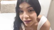 I find her masturbating and having fun with her ass