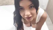 I find her masturbating and having fun with her ass