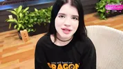 A slutty goth girl was fucked in a Mc toilet.