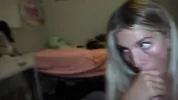 My Roommate Wouldn't Get Out of Our College Dorm.... SO HE FUCKED ME IN FRONT OF HER!