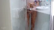 Sexy Roommate Caught Me Spying in Shower and Begs for Rough Fuck to Keep Secret - BabyBeer