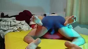 Tight Leggings pussyjob cowgirl DRY HUMPING!