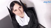 I Can't Believe My Neighbor Is a Real Busty Nun
