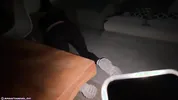 Thief caught stealing gets punished with a FACIAL