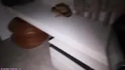 Thief caught stealing gets punished with a FACIAL