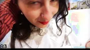 ANAL sex on the first meeting with a beautiful brunette met on a dating site