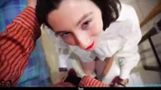 ANAL sex on the first meeting with a beautiful brunette met on a dating site