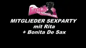 Perverted German cum swinger party with women next door