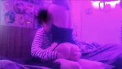 Goth girl fucks with emo boy for a white monster