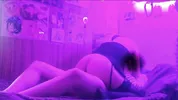 Goth girl fucks with emo boy for a white monster