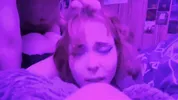 Goth girl fucks with emo boy for a white monster