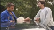 It's great to fuck someone in the asshole and give a blowjob at the same time in the car.