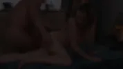 Busty teen squirts from pussy massage