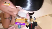 My stepbrother fucks me while I pretend to be in bed