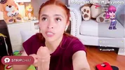 Redhead Skinny Girl Glasses Piercing Huge Dildo Blowjob Deepthroat Gagging Now – MilleyJones