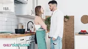 Busty Amalia can't cook and fucks like a pro