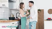Busty Amalia can't cook and fucks like a pro
